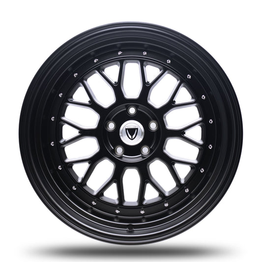 MSH FULL MATTE BLACK | 19X9.5+12 | 5X114.3